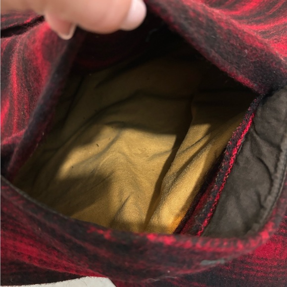 1960’s Woolrich Buffalo Plaid Hunters Coat Wool Vintage Field Coat Size 40 - Picture 7 of 14